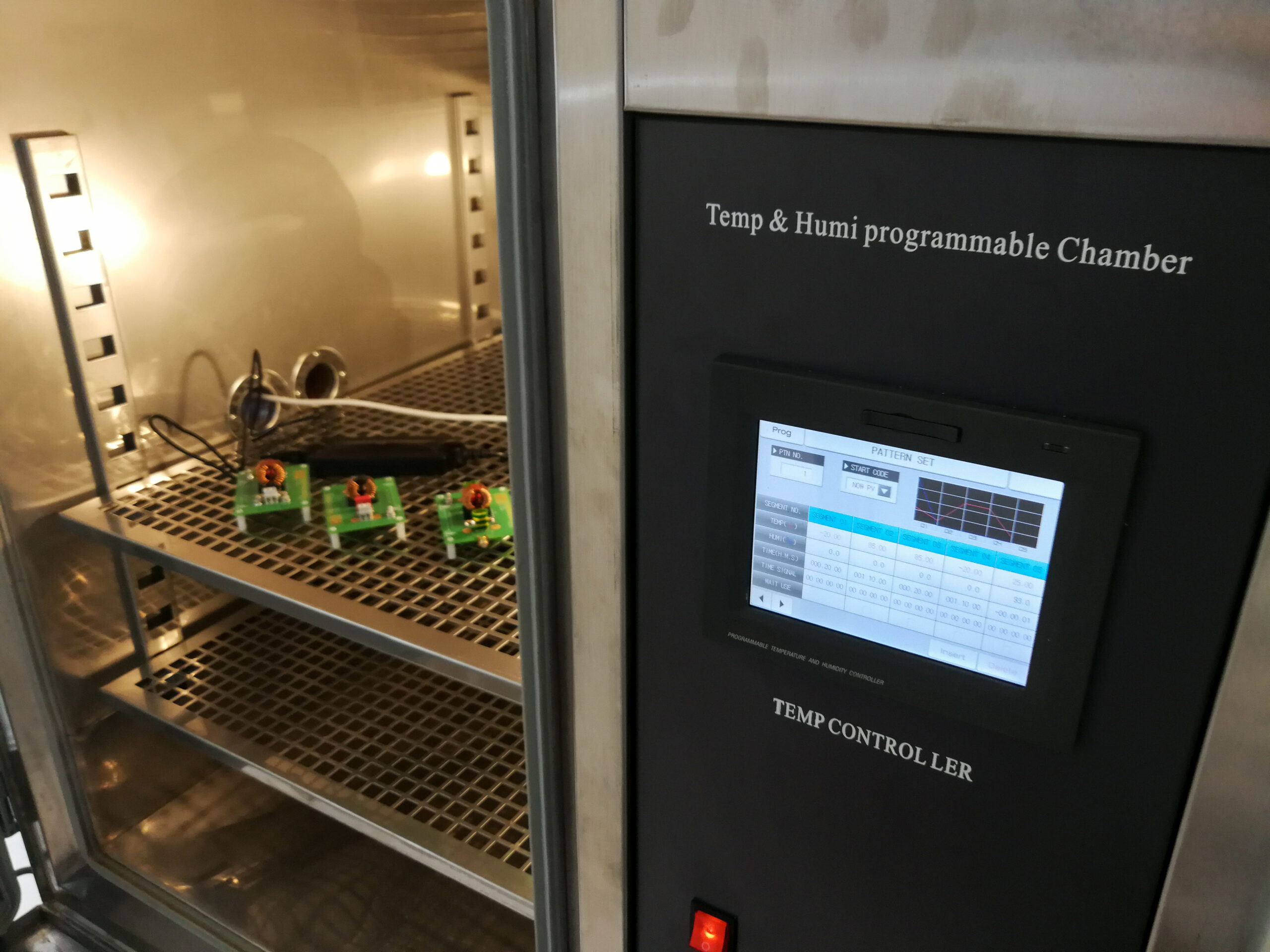 Climate chamber.